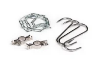 Hakenset zum Grillen - Überm Feuer grillen